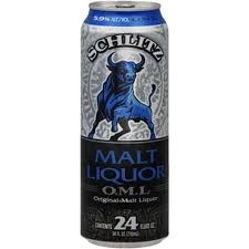 Schlitz Blue Bull 24oz Can